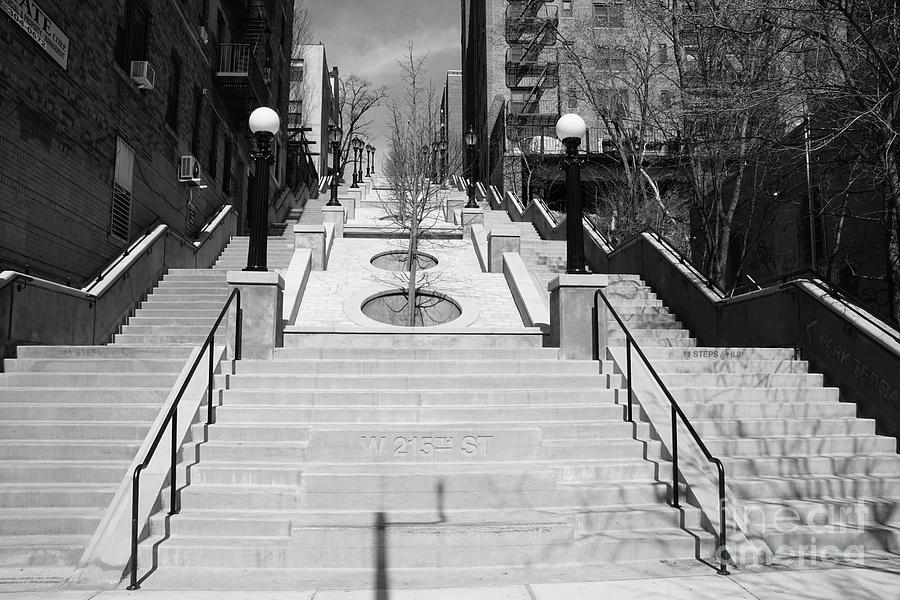 215th Street Stairs Photograph by Cole Thompson