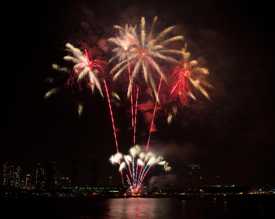 Independence Day Photograph - 4th of July Fireworks #1 by Carl Jackson