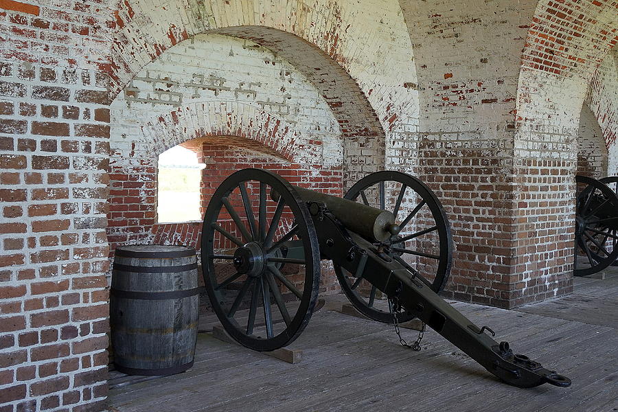 Fort Pulasksi Cannon Photograph by Laurie Perry
