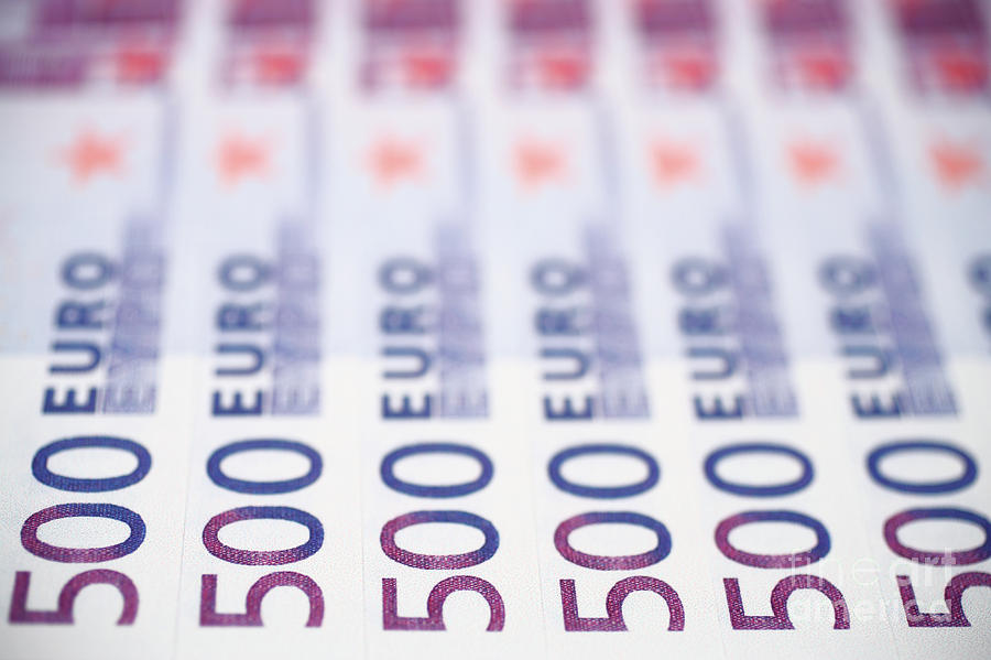 Money Photograph - 500 Euros #1 by Gaspar Avila