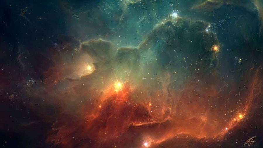 69374608-nebula-wallpapers #1 Painting by Celestial Images