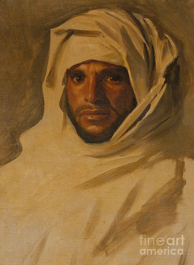 Lawrence Of Arabia Painting - A Bedouin Arab by John Singer Sargent