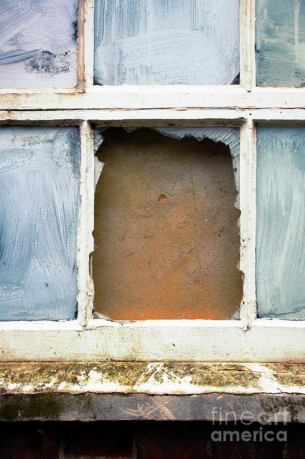 A broken window #1 Photograph by Tom Gowanlock