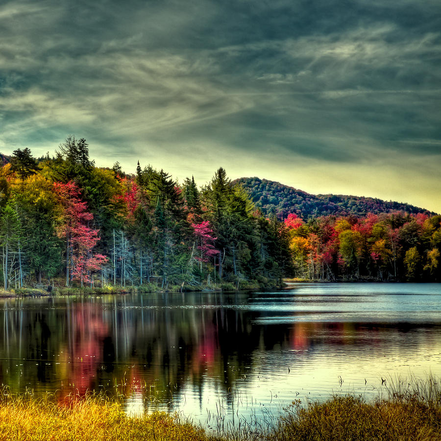 Fall Photograph - A Calm Autumn Day on West Lake #1 by David Patterson