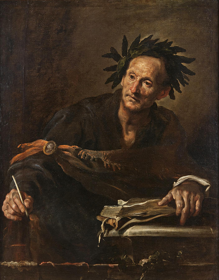 A Classical Poet #1 Painting by Domenico Fetti