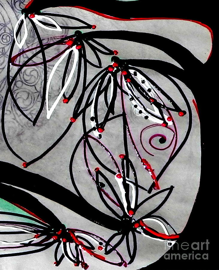 A delicate dance #1 Mixed Media by Barbara Leigh Art