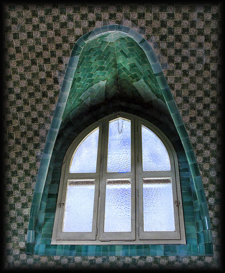 A Gaudi Window #1 Photograph by Dave Mills