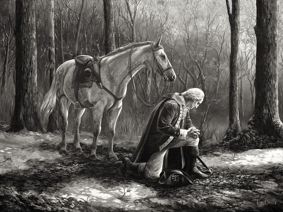 Winter Painting - A General Before His King #2 by Tim Davis