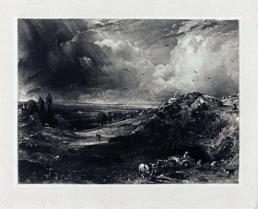 A Heath #1 Painting by David Lucas after John Constable