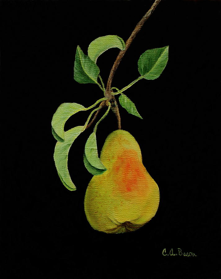 A Juicy Bite Painting by Charlotte Bacon