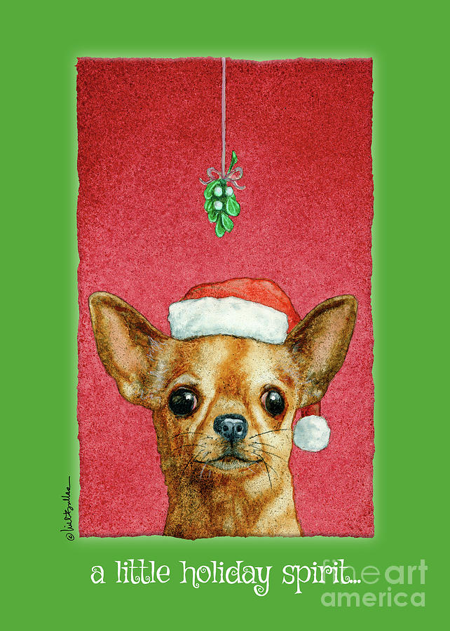 A Little Holiday Spirit... #1 Painting by Will Bullas