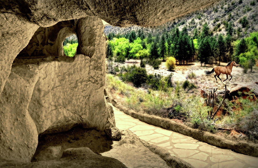 Bandelier National Monument Photograph - A Mans Cave #1 by Diana Angstadt