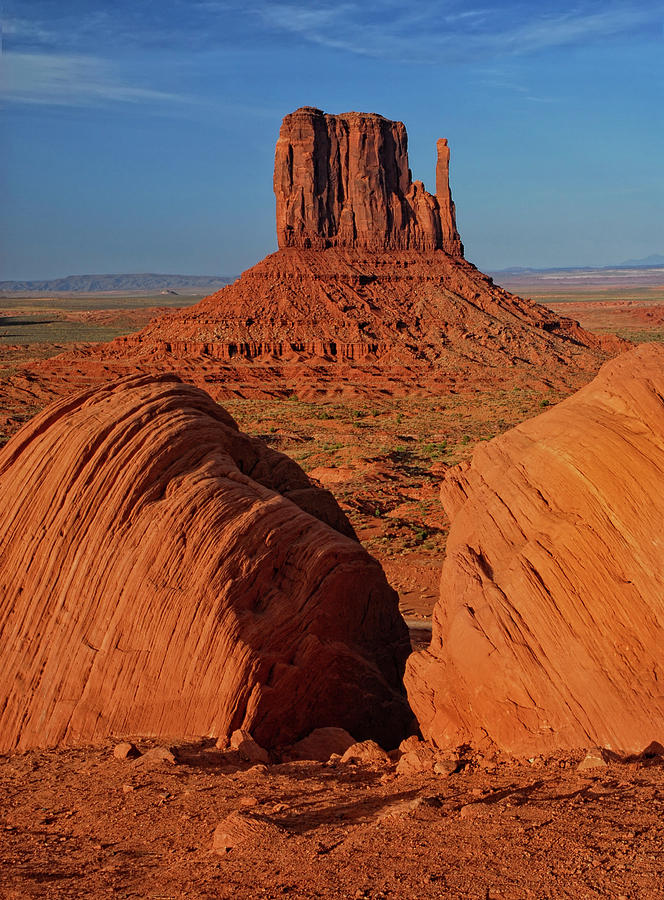 A Monument Valley View #1 Photograph by Dave Mills