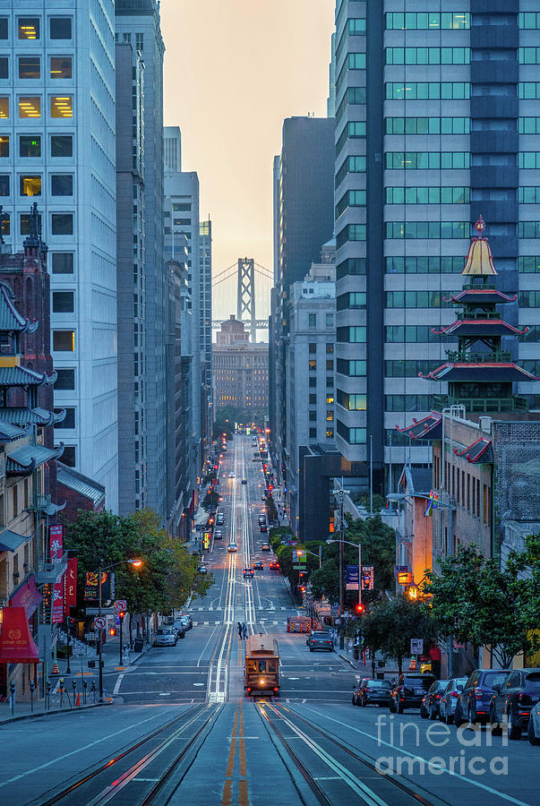 A Morning on California Street #1 Photograph by JR Photography