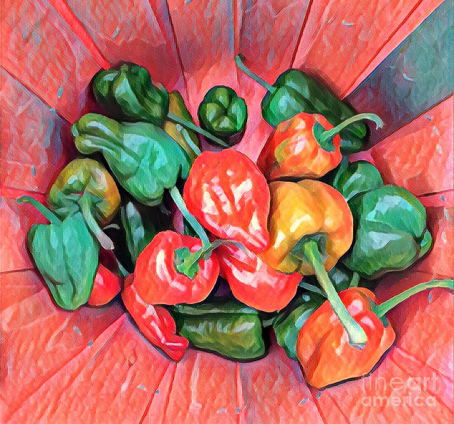 A Passle of Peppers #2 Photograph by Miriam Danar