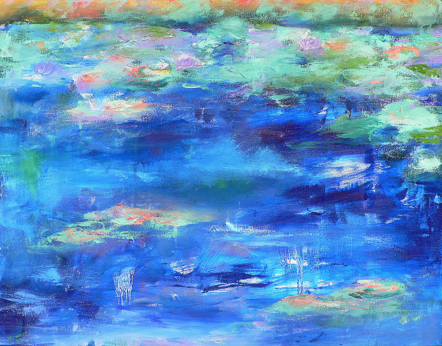 Claude Monet Painting - A Place to Think #1 by Jacquie Gouveia