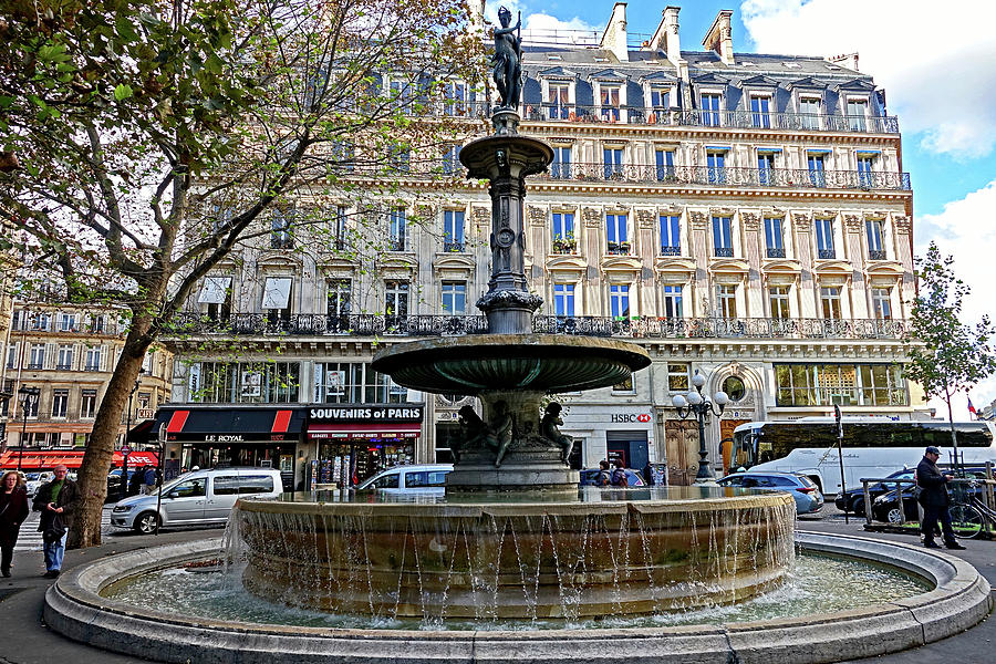 A Public fountain In Paris, France #1 Photograph by Rick Rosenshein
