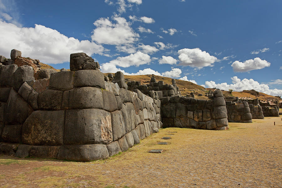 A Section Of The Wall Of Saksaywaman Photograph