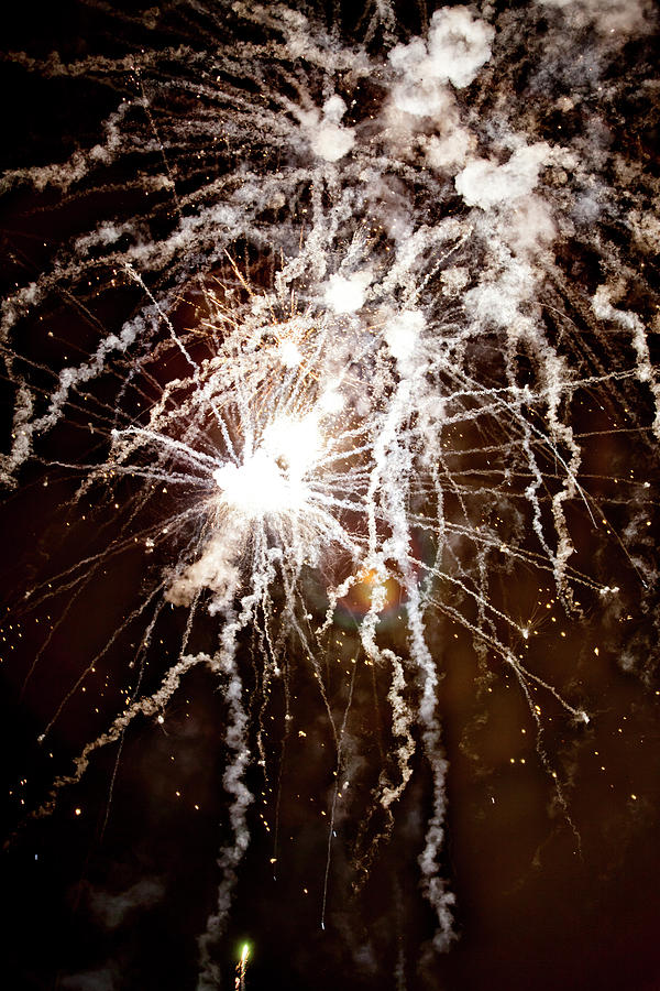 A shining colorful firework #1 Photograph by Gina Koch