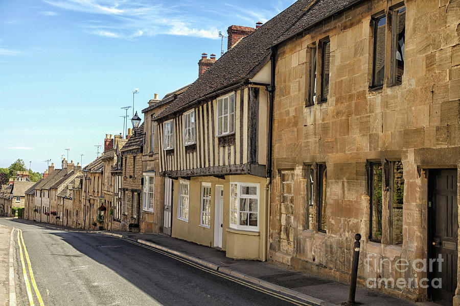 A street in the English Cotswolds Photograph by Patricia Hofmeester