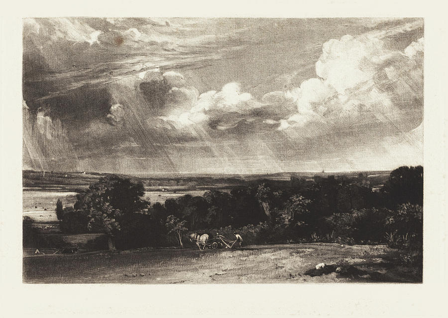 A Summerland #1 Painting by David Lucas after John Constable