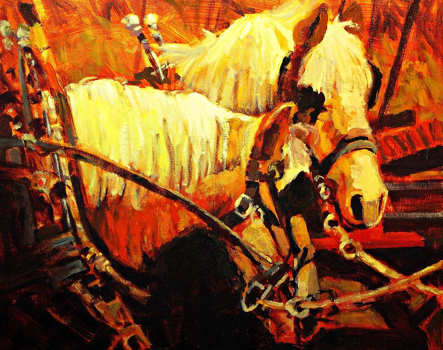 Horse Painting - A-team by Brian Simons Horse Painting - A-team by Brian Simons