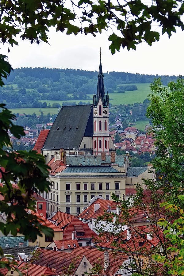 A View Of Cesky Krumlov In The Czech Republic #1 Photograph by Rick Rosenshein