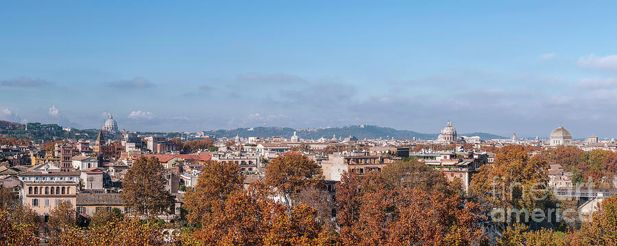 A view of Rome from the Aventine Hill. CM3 Photograph by Lionel Everett ...