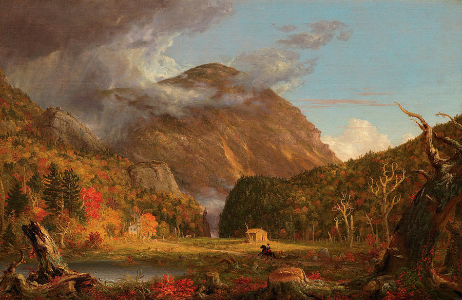 View Painting - A View Of The Mountain Pass Called The Notch Of The White Mountains, Crawford Notch by Thomas Cole View Painting - A View Of The Mountain Pass Called The Notch Of The White Mountains, Crawford Notch by Thomas Cole