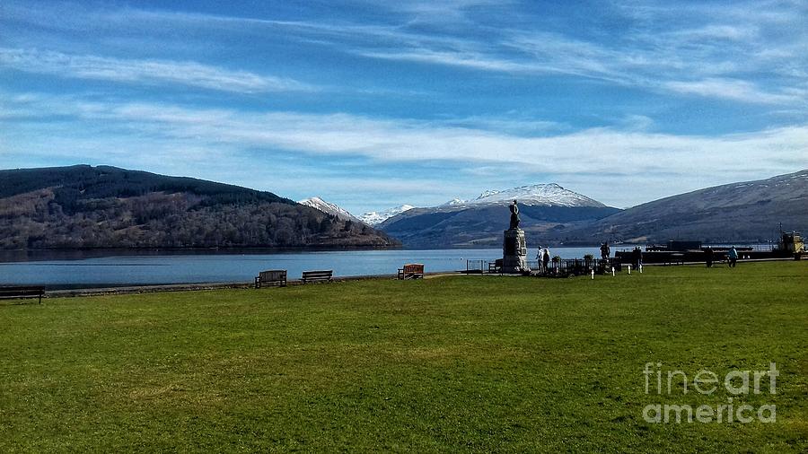 A View Over Loch Fyne at Inverary 2 Photograph by Joan-Violet Stretch