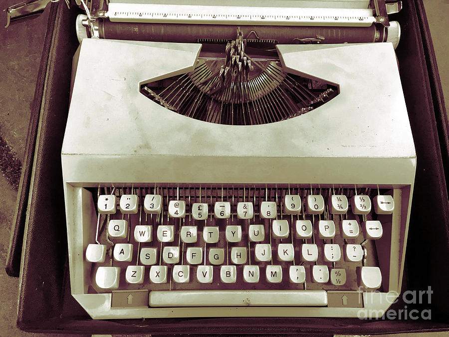A vintage typewriter #1 Photograph by Tom Gowanlock