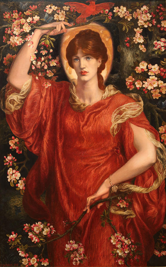 A Vision Of Fiammetta #1 Painting by Dante Gabriel Rossetti