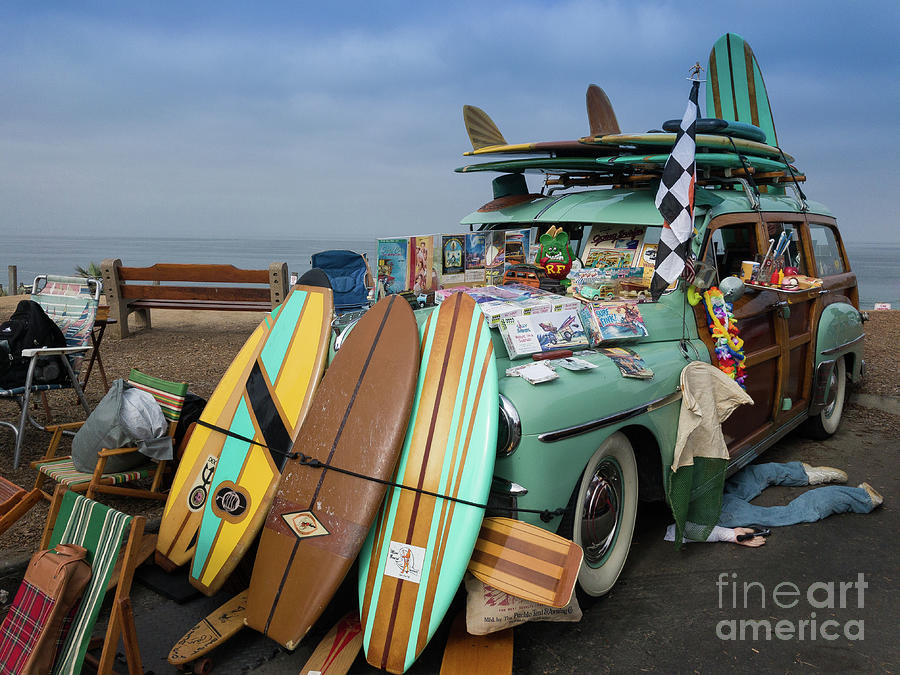 A Woodie and Its Tchotchke Photograph by David Levin