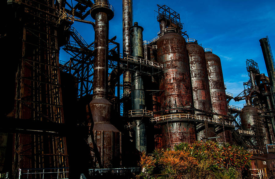 Abandoned Bethlehem Steel Mill, Bethlehem, Pa, 2017 Photograph