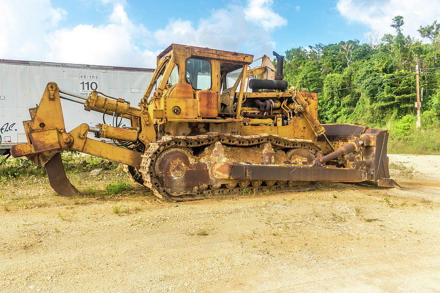 Abandoned Caterpillar Tractor Photograph by Ivan Santiago - Pixels