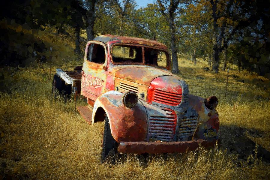 Abandoned Dodge Truck #3 Photograph by Frank Wilson