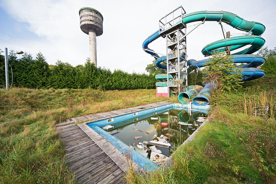 abandoned swimming pool - Urban exploration #1 Photograph by Dirk Ercken