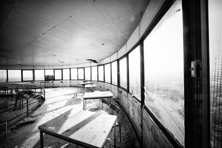 Abandoned tower restaurant - Urban exploration #1 Photograph by Dirk Ercken