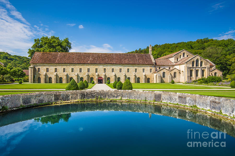 Abbey of Fontenay #1 Photograph by JR Photography