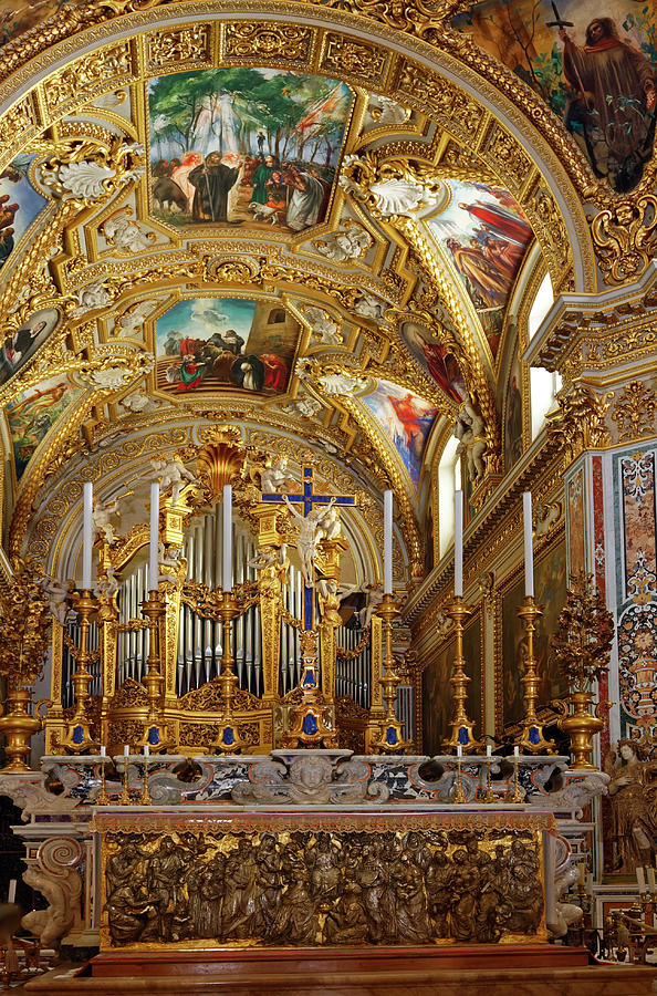 Abbey of Montecassino Altar #2 Photograph by Sally Weigand