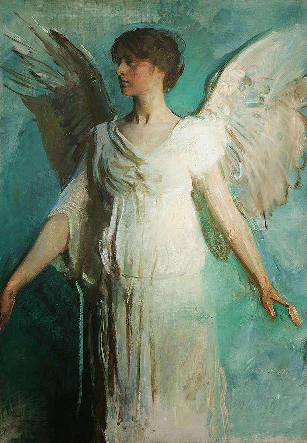 Abbott Handerson Thayer, angel Painting by Abbott Handerson Thayer ...