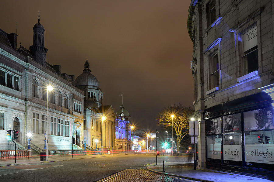 Aberdeen at Night #1 Photograph by Veli Bariskan