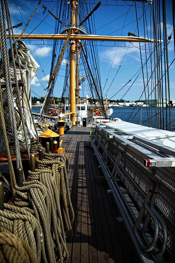 Boat Photograph - Aboard The Eagle #2 by Karol Livote