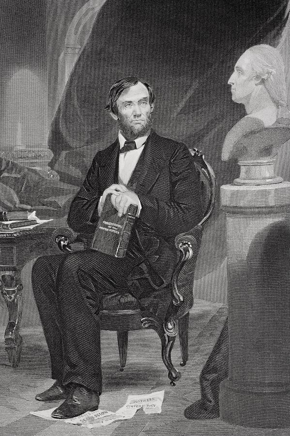 Abraham Lincoln 1809 65. 16th President Drawing by Vintage Design Pics ...