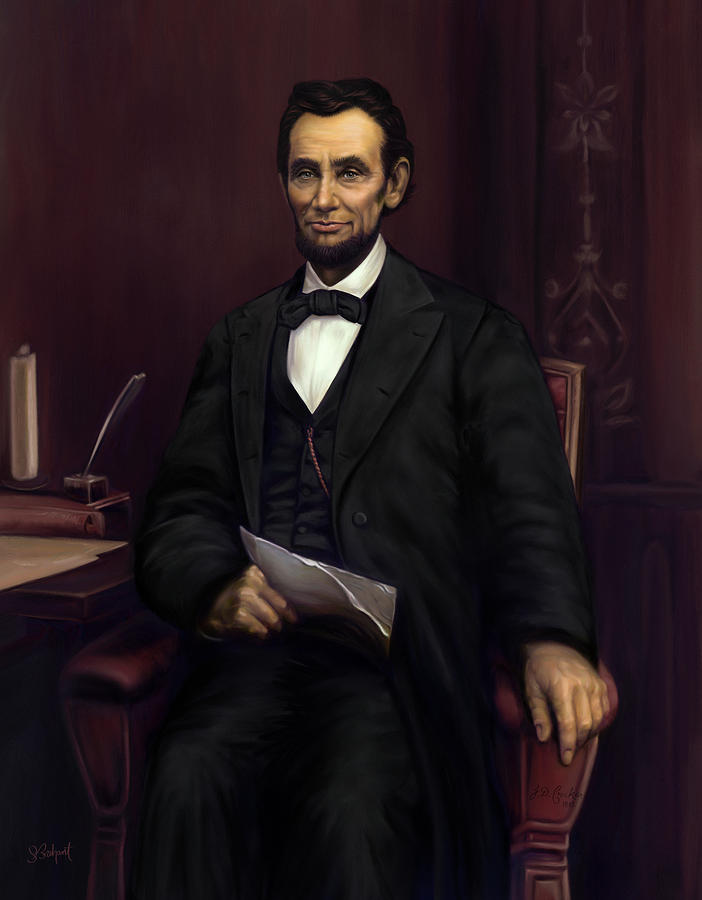 Abraham Lincoln  Painting by Sue  Brehant
