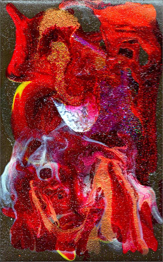 Abstract Painting - Abstract - Rebirth Series 006 by Dina Sierra Abstract Painting - Abstract - Rebirth Series 006 by Dina Sierra