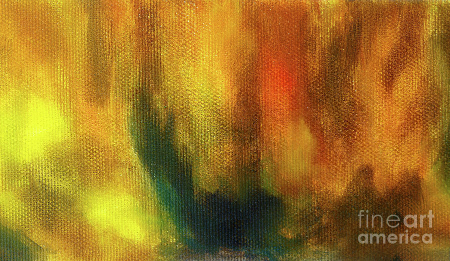 Abstract Background Structure With Oil Painting Texture In Tones Of Nature Painting By Jozef Klopacka