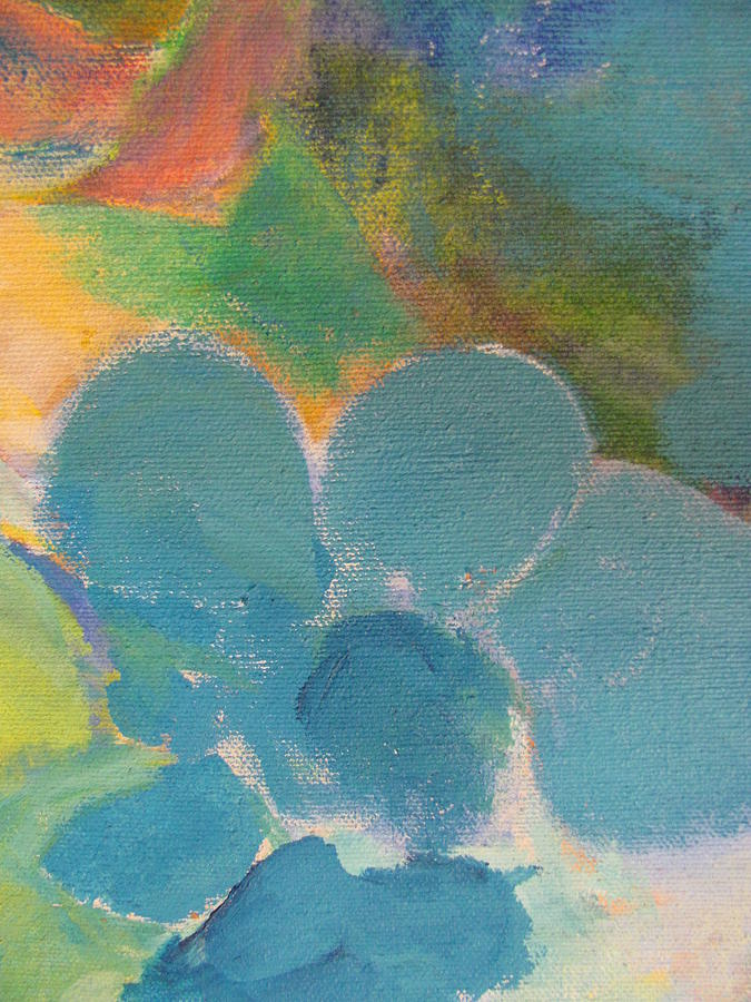Abstract close up 10 #1 Painting by Anita Burgermeister