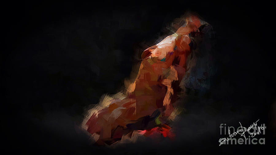 Abstract Naked #2 Digital Art by Silvano Franzi