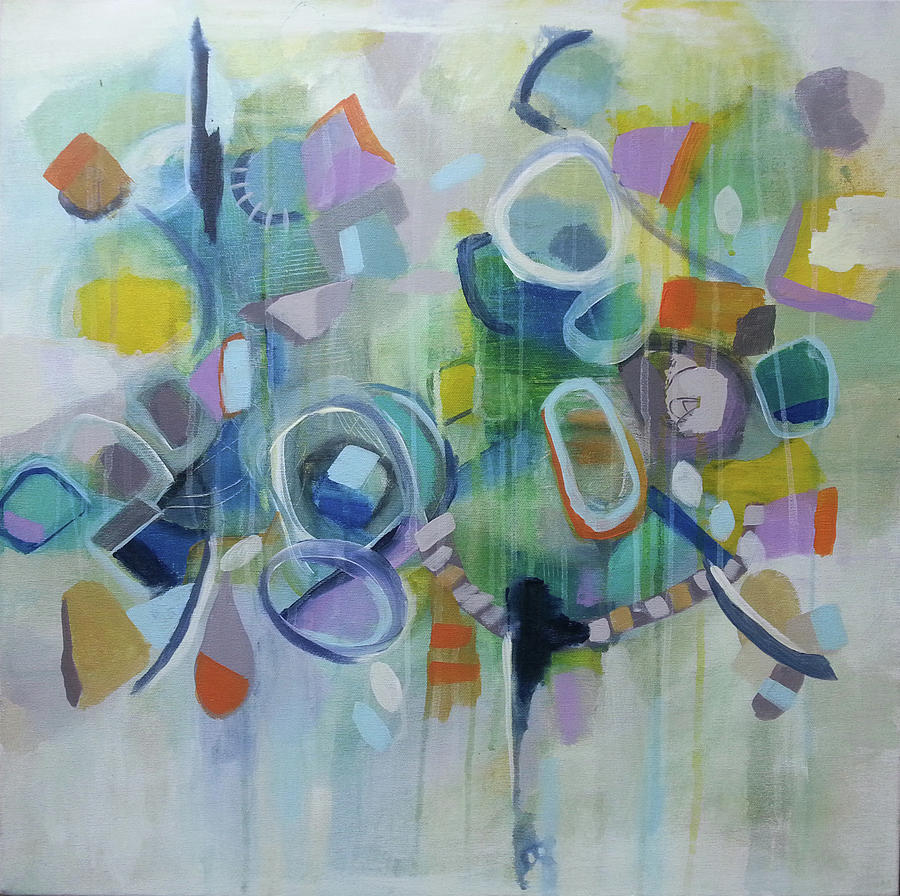 Abstract No.38 #1 Painting by Florentina Maria Popescu